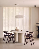 Ethnicraft Microcement Elements Oblong Dining Table