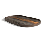 Ethnicraft Bronze Organic Oblong Glass Valet Tray