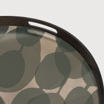 Ethnicraft Cornflower Blue Connected Dots Glass Tray