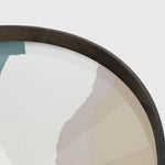 Ethnicraft Slate Blue Wabi Sabi Glass Tray