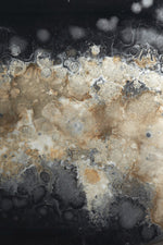 Ethnicraft Black Organic Glass Tray