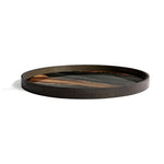Ethnicraft Bronze Organic Glass Tray