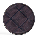 Ethnicraft Midnight Linear Squares Glass Tray