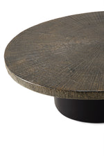 Ethnicraft Slice coffee table - Minerals - Whisky - oval 105/94/33