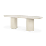 Ethnicraft Microcement Elements Oblong Dining Table