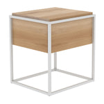 Ethnicraft Oak Black Monolit Bedside Table