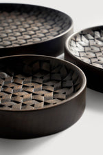 Ethnicraft Mahogany Dark Brown Tampa Objects set