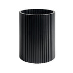 Ethnicraft Mahogany Black Roller Max Paper Basket