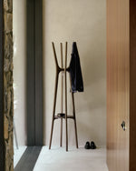 Ethnicraft Mahogany Dark Brown PI Coat Stand