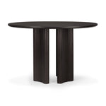 Ethnicraft Mahogany Dark Brown Roller Max Dining Table