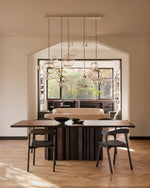 Ethnicraft Mahogany Dark Brown Sequence Dining Table