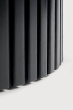 Ethnicraft Mahogany Black Roller Max Paper Basket