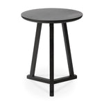 Ethnicraft Oak Black Tripod Side Table