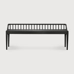 Ethnicraft Spindle Bench Oak Black 150cm