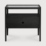 Ethnicraft Spindle Bedside Table Oak Black