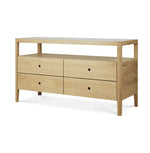 Ethnicraft Oak Spindle Chest of Drawers