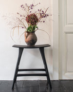 Ethnicraft Oak Black Osso Counter Stool