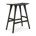 Ethnicraft Oak Black Osso Counter Stool