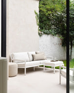 Ethnicraft Aluminium Jack Off White Outdoor Sofa