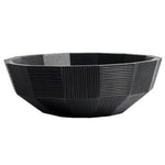 Ethnicraft Mahogany Black Striped Bowl