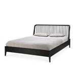 Ethnicraft Oak Black Spindle Bed 193cm