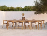 Ethnicraft Bok Outdoor Dining Table Teak Outdoor 250cm