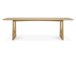 Ethnicraft Oak Geometric Dining Table