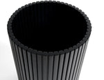 Ethnicraft Mahogany Black Roller Max Paper Basket