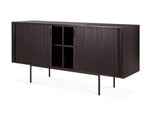 Ethnicraft Roller Max Sideboard Teak Off Black 168cm