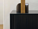 Ethnicraft Roller Max Sideboard Teak Off Black 168cm