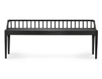 Ethnicraft Spindle Bench Oak Black 150cm