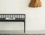 Ethnicraft Spindle Bench Oak Black 150cm