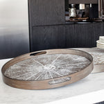 Ethnicraft White Slice Wooden Tray