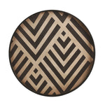 Ethnicraft Chevron Graphite Wooden Tray