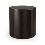 Ethnicraft Mahogany Roller Max Dark Brown Side Table