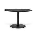 Ethnicraft Oak Black Torsion Dining Table