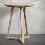 Ethnicraft Oak Tripod Side Table