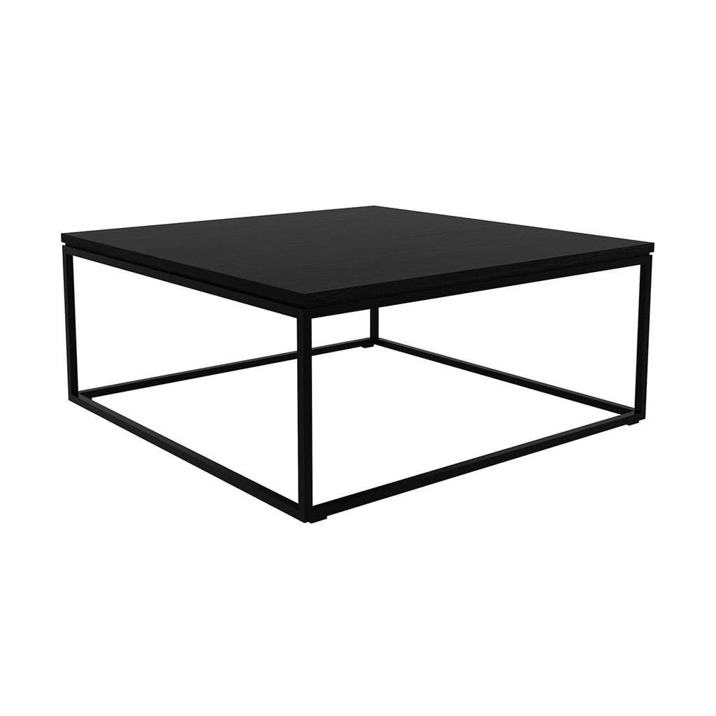 Ethnicraft Oak Thin Black Coffee Table Bayside Furniture
