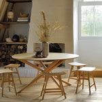 Ethnicraft Oak Mikado Round Dining Table