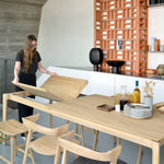 Ethnicraft Oak Bok Extension Dining Table