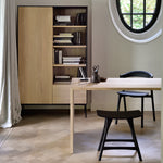 Ethnicraft Oak Black Osso Dining Stool