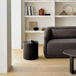 Ethnicraft Mahogany Roller Max Dark Brown Side Table