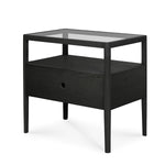 Ethnicraft Oak Spindle Bedside Table