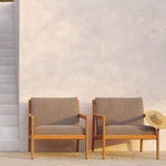 Ethnicraft Teak Jack Mocha Outdoor Sofa