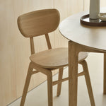 Ethnicraft Oak Pebble Dining Chair