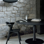 Ethnicraft Oak Black Torsion Dining Table