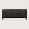 Ethnicraft Grooves Sideboard Teak Off Black 202cm