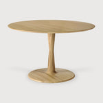 Ethnicraft Torsion Round Dining Table Oak 127cm