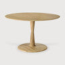 Ethnicraft Torsion Round Dining Table Oak 127cm