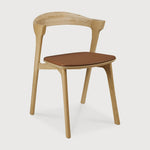 Ethnicraft 51488 Bok Dining Chair - Oak Cognac Leather